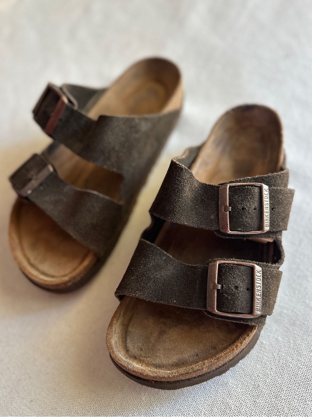 Birkenstock Arizona Brown Suede Sandals | 39 EU / US 8-8.5
